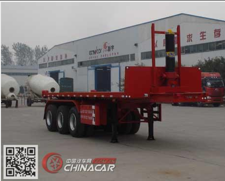 重型平板自卸半挂车