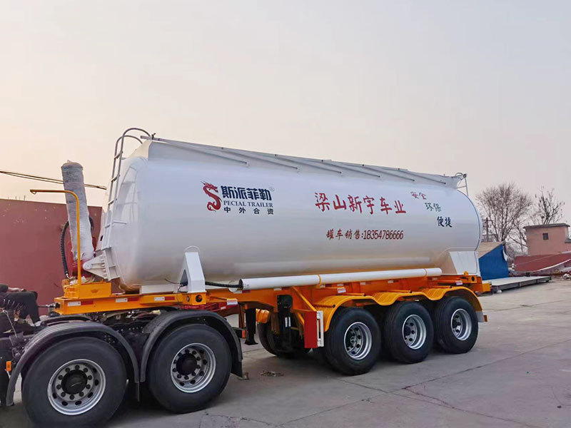 罐式后翻自卸半挂车