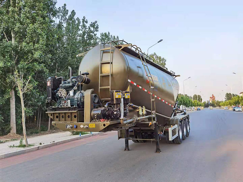 粉粒物料运输自卸半挂车